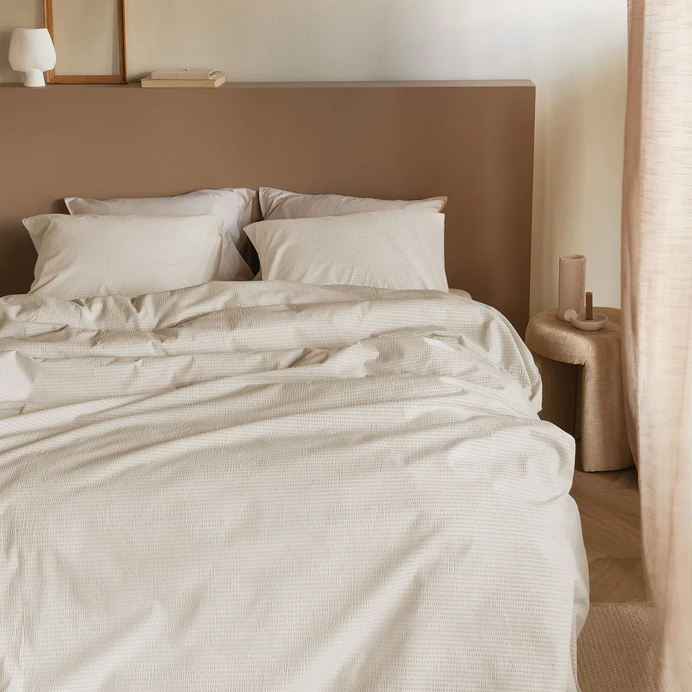 BRUNELLI WAFFLE SAND DUVET COVER
