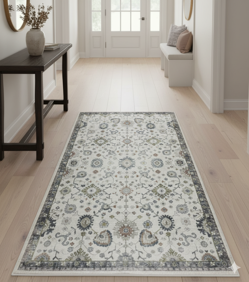 BRIO WASHABLE NON SLIP MODERN RUG