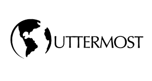 Logo with a black globe showing North and South America, and the text 'UTTERMOST' to the right.