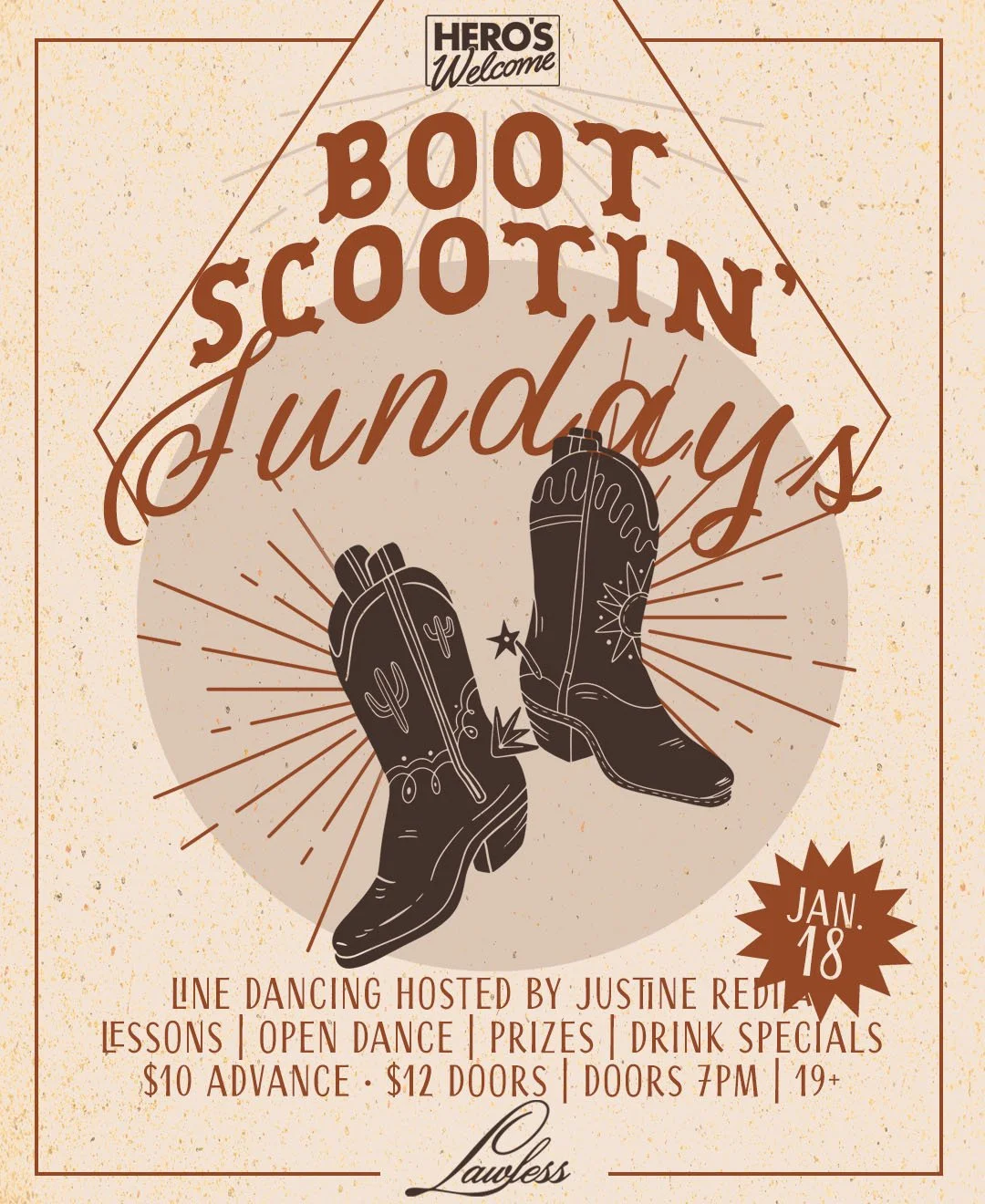 Boot Scootin' Sundays