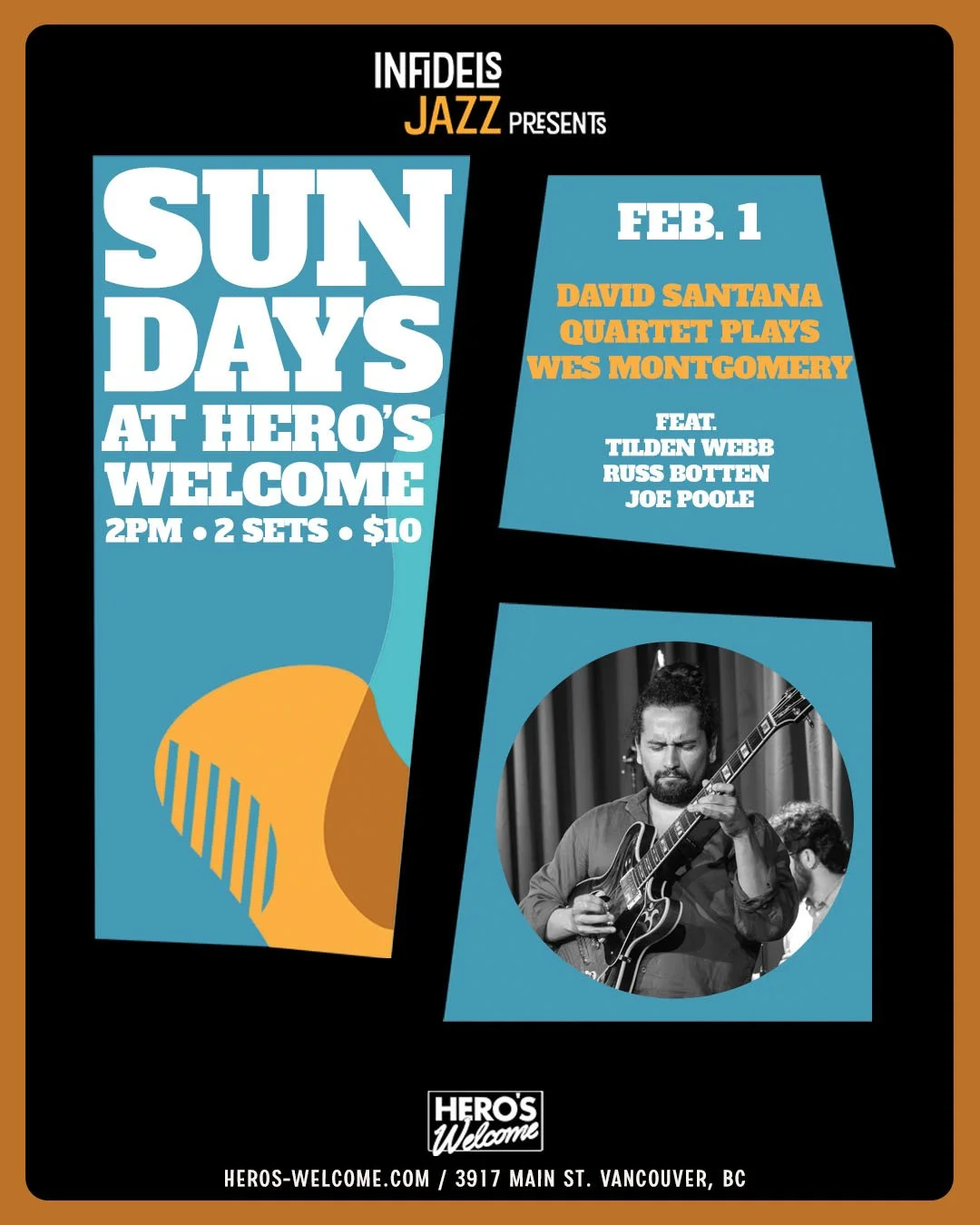 Infidels Jazz presents Sunday Afternoons at Hero's Welcome
