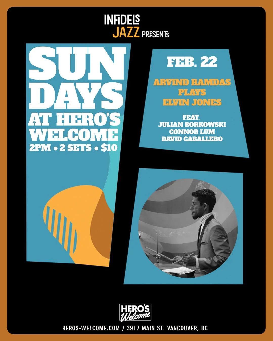 Infidels Jazz presents Sunday Afternoons at Hero's Welcome