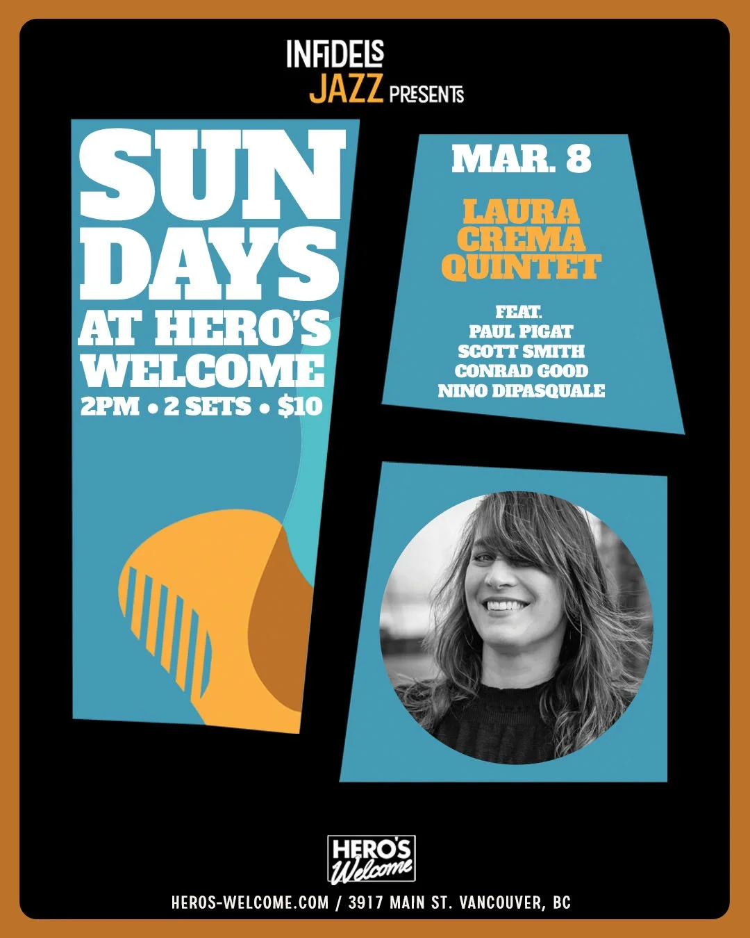 Infidels Jazz presents Sunday Afternoons at Hero's Welcome