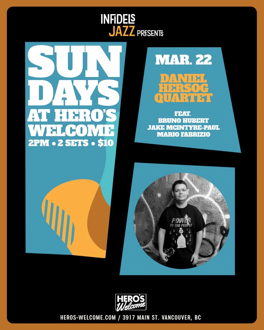 Infidels Jazz presents Sunday Afternoons at Hero's Welcome