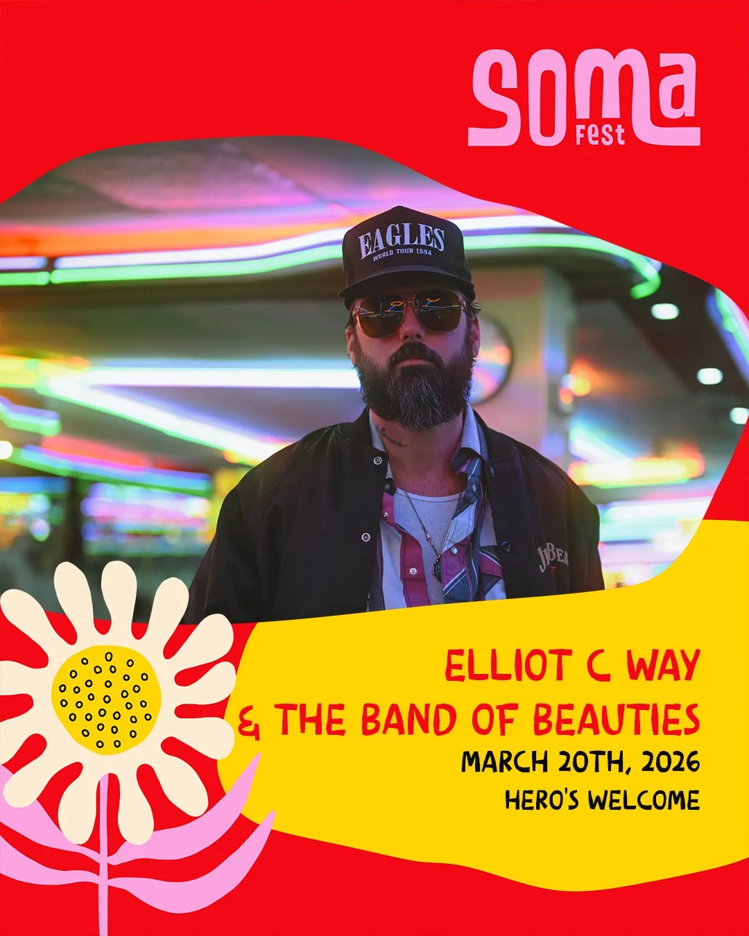 Elliot C Way, another local legend taking the stage as a part of @somefestbc ⁠
⁠
Elliot brings a special energy to his live shows, that lies in balance with his reflective lyrics. HIs work is reminiscent of Waylon, Springsteen and Dylan. ⁠
Bringing a