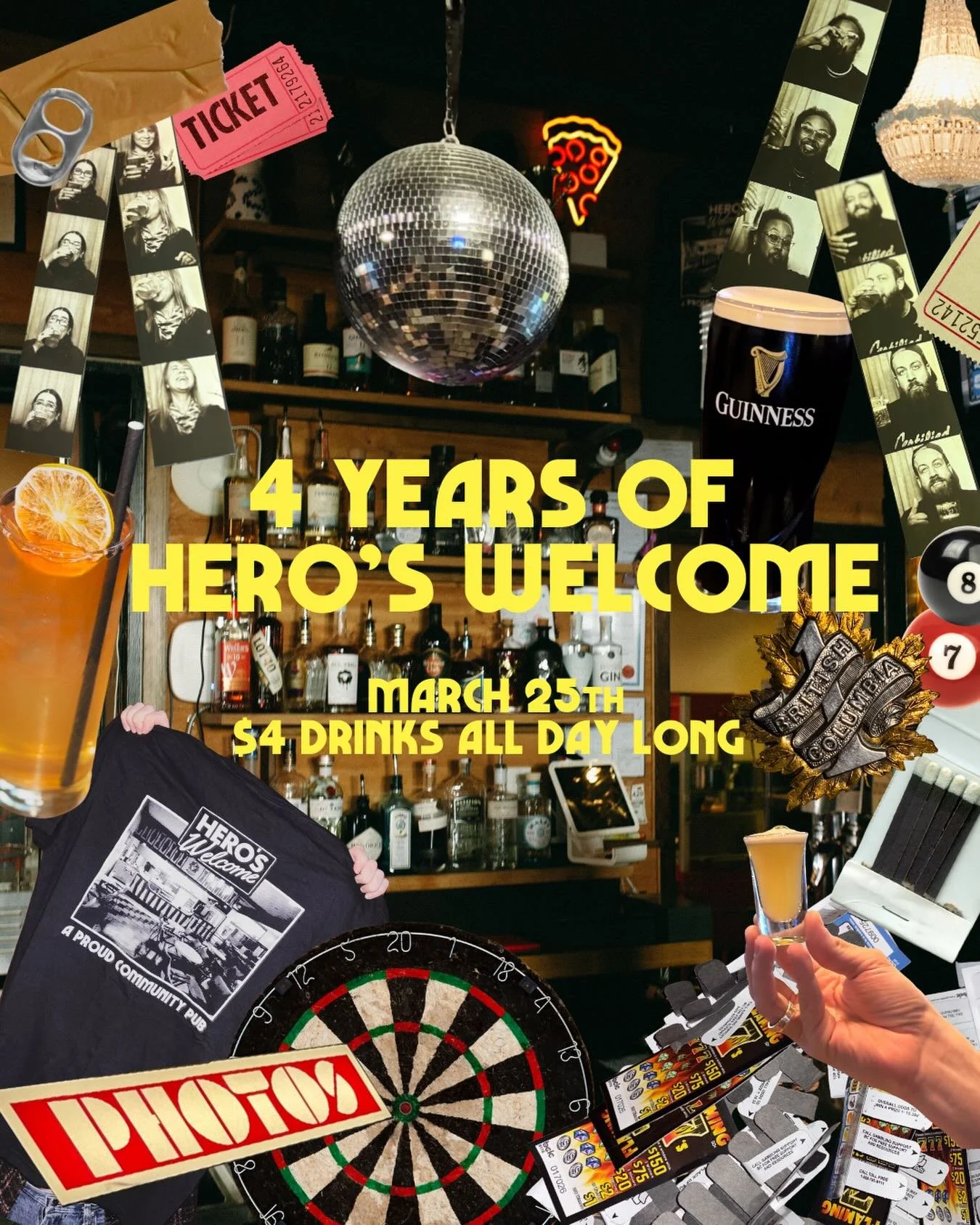 💥IT&rsquo;S OUR BIRTHDAY LET&rsquo;S PARTY💥

We made it to 4 ya&rsquo;ll!
And we&rsquo;re celebrating by serving up $4 drinks and $4 pizza slices all day long 🍕🍺

March 25th Come down wish us happy birthday and have a drink or two or four! Four i