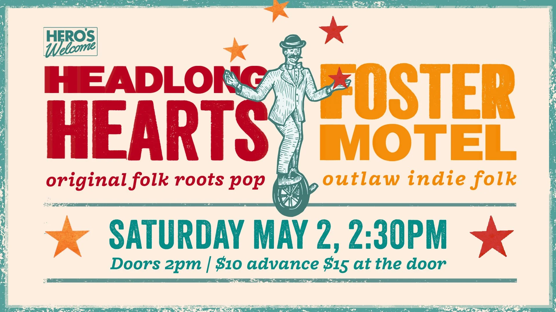 Headlong Hearts + Foster Motel