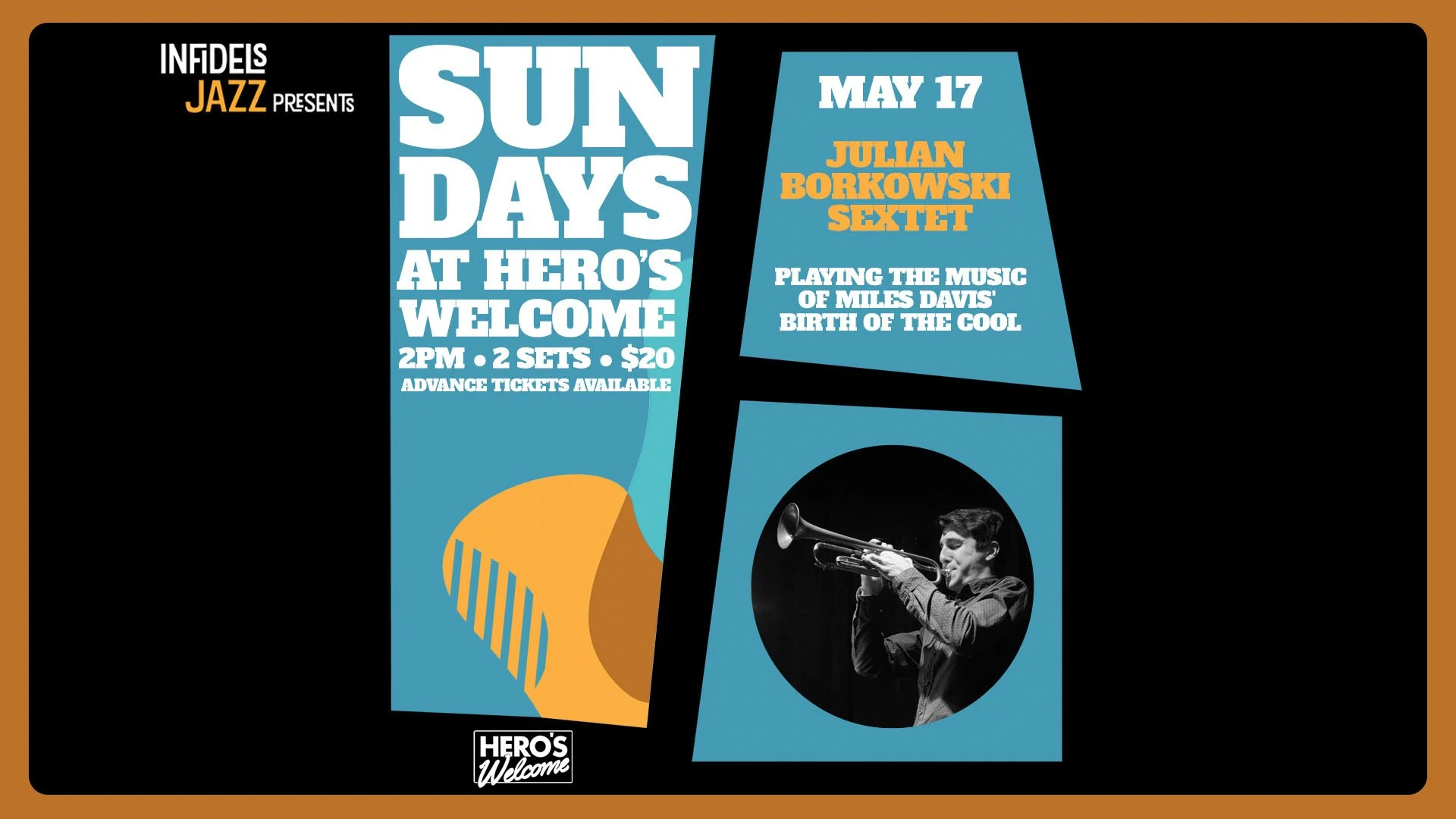 Infidels Jazz presents Sunday Afternoons at Hero's Welcome