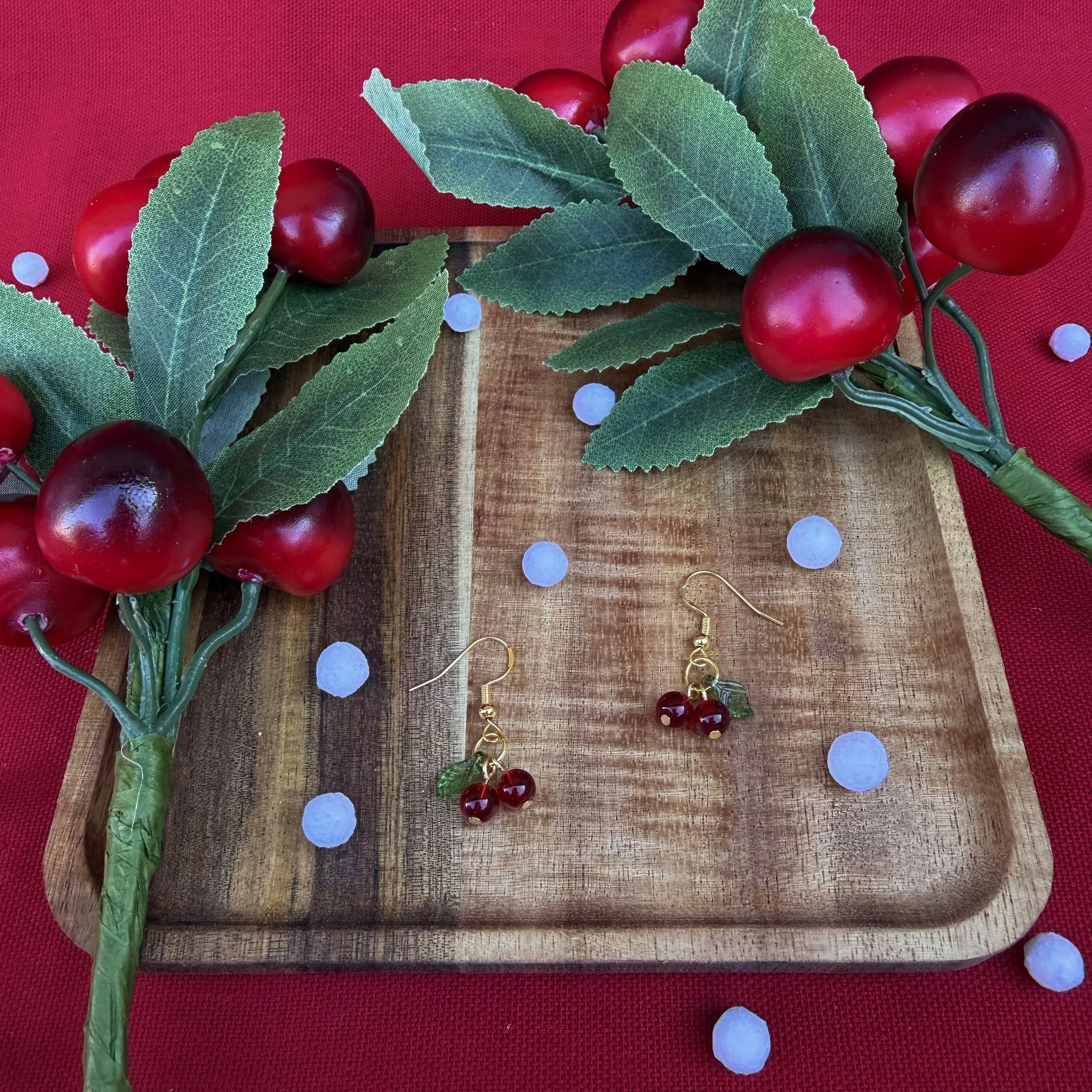 Frosted Berry Earrings