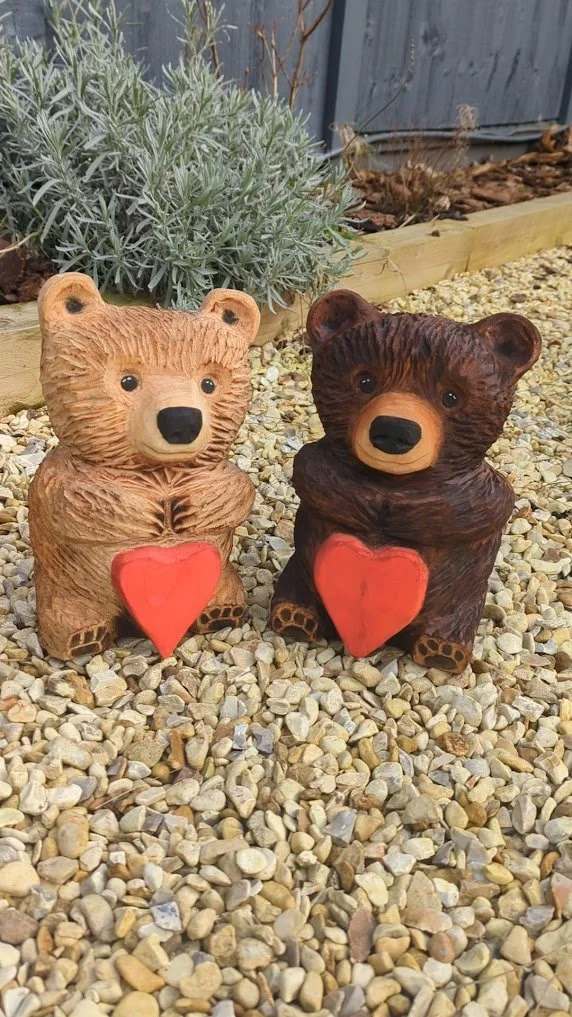 Small Bear with Heart - Made to order