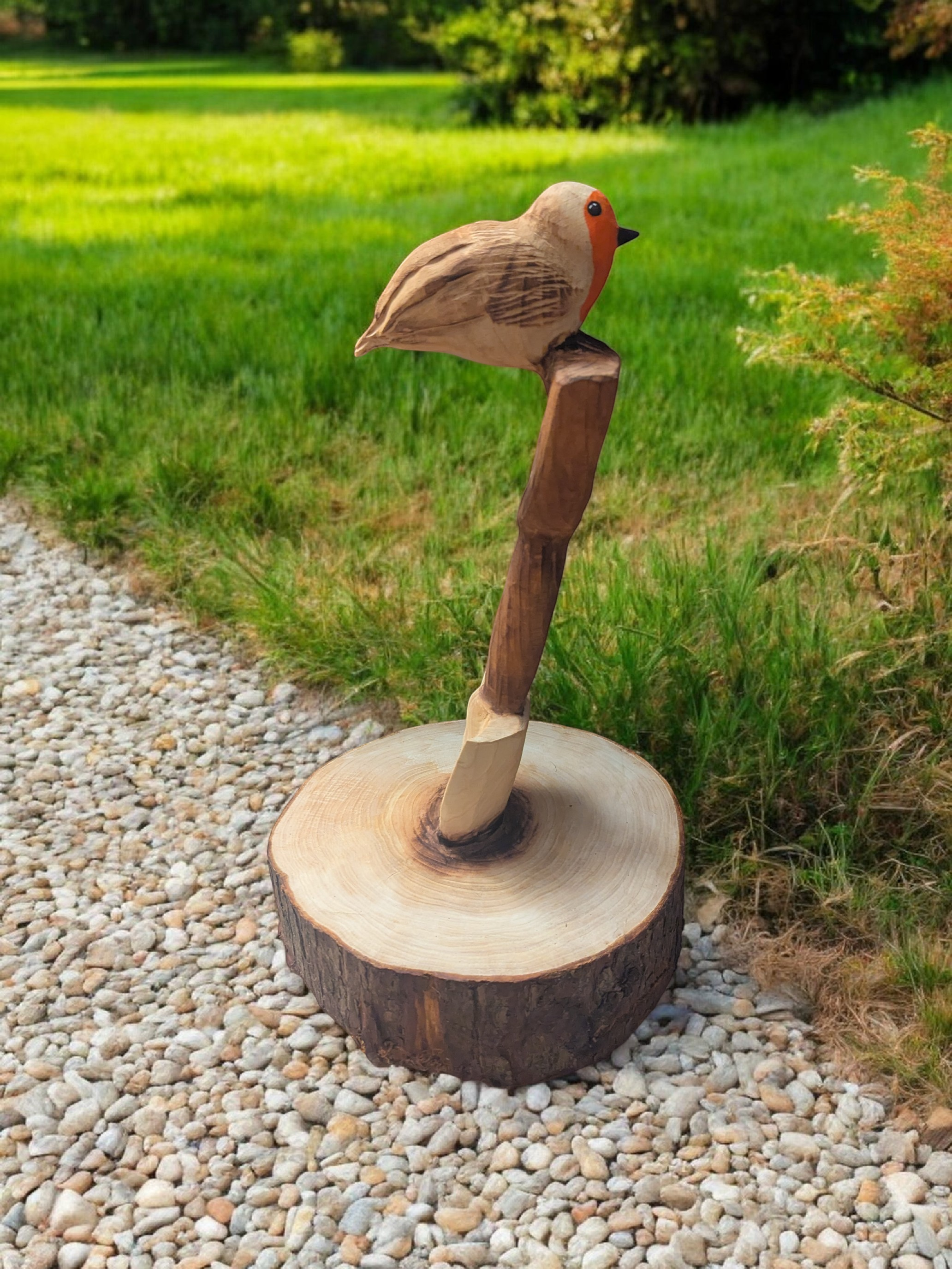Robin on a Spade