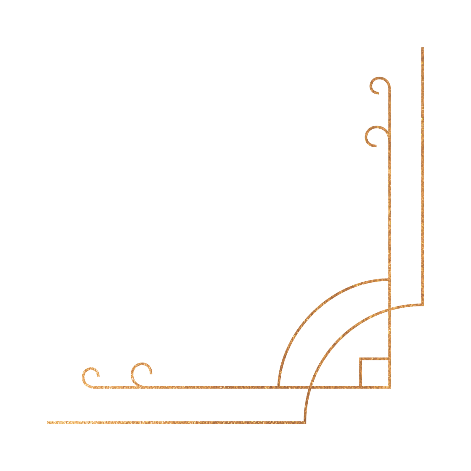 art deco frame design