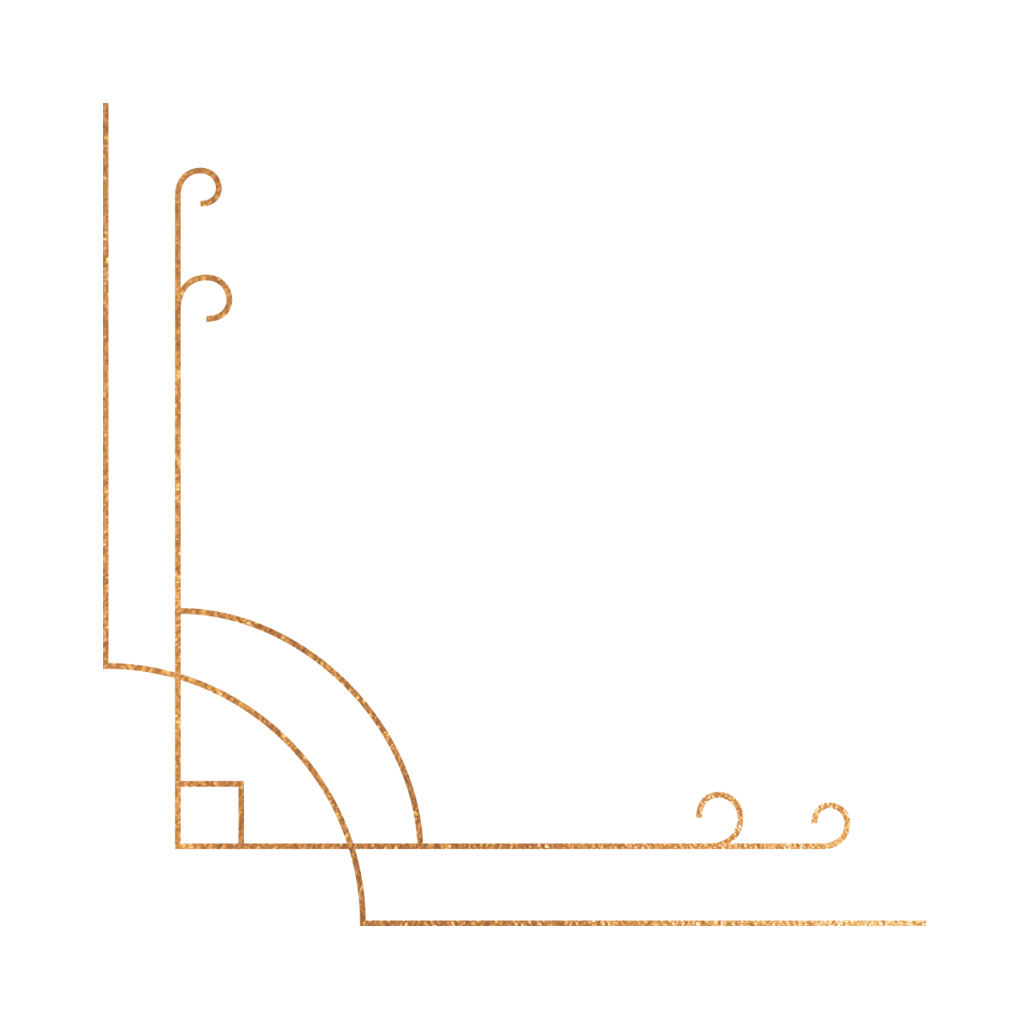 art deco frame design