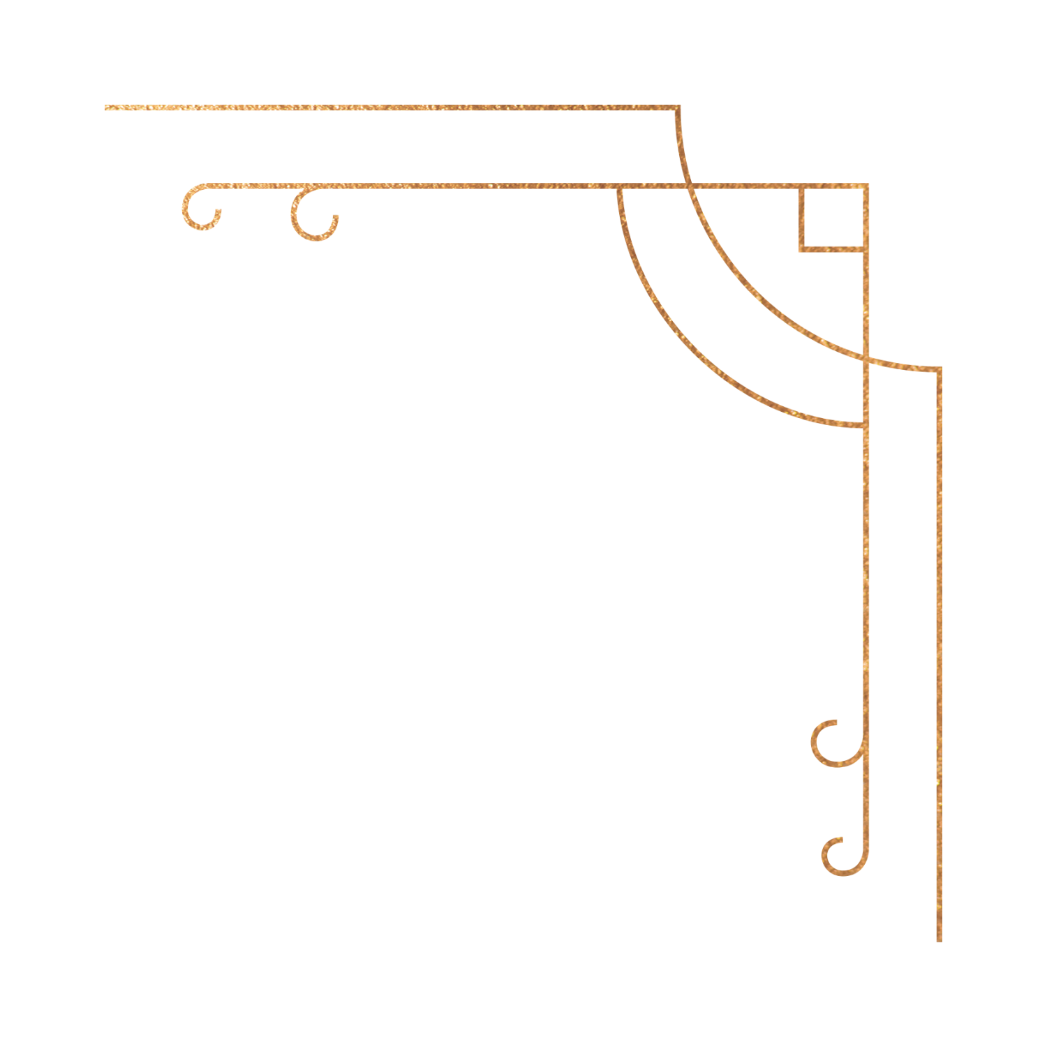 art deco frame design