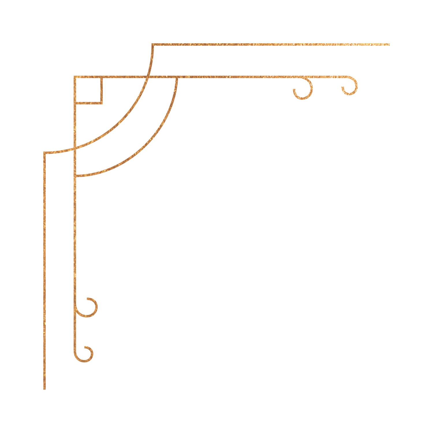 art deco frame design