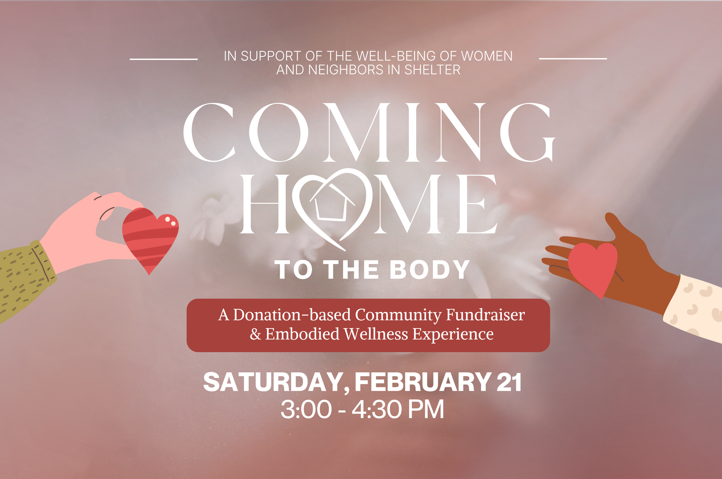 A Donation-based Community Fundraiser & Embodied Wellness Experience