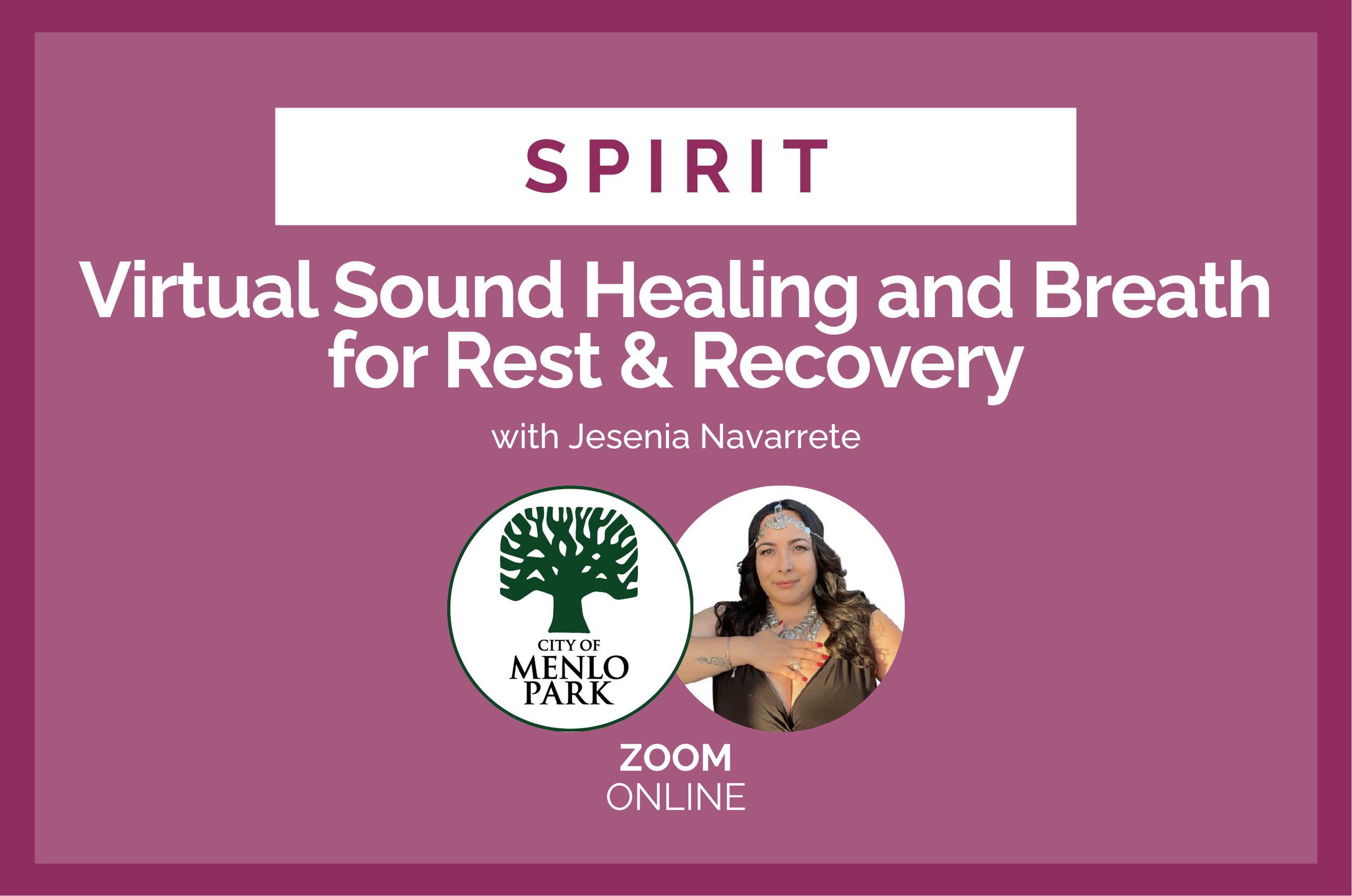 Virtual Sound Healing and Breath for Rest &amp; Recovery