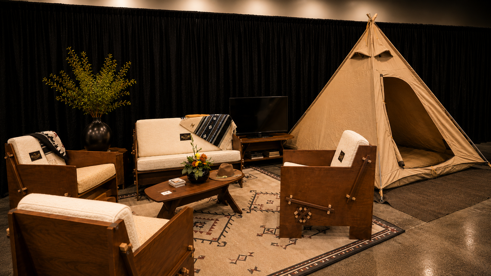 Mustang Home Goods at Outdoor Retailer Exhibit 