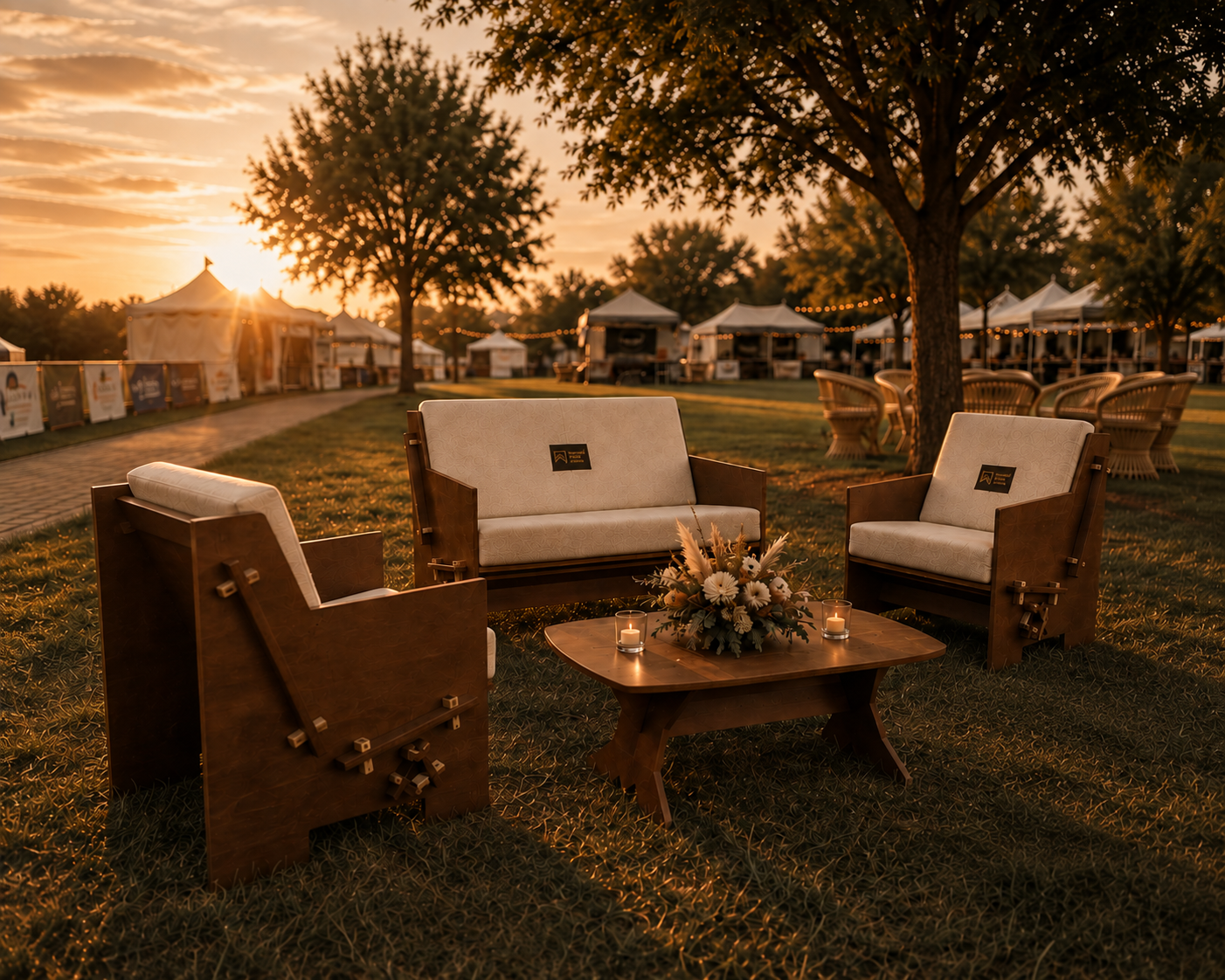 Set the Scene for Fall with Mustang Home Goods Rental Sets