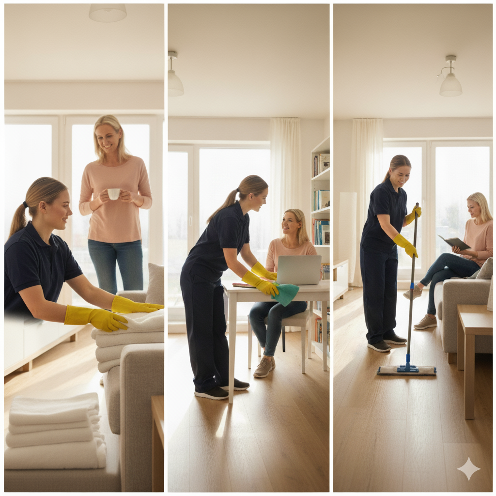 Weekly and biweekly recurring house cleaning service in Ames, Des Moines, and Ankeny Iowa.