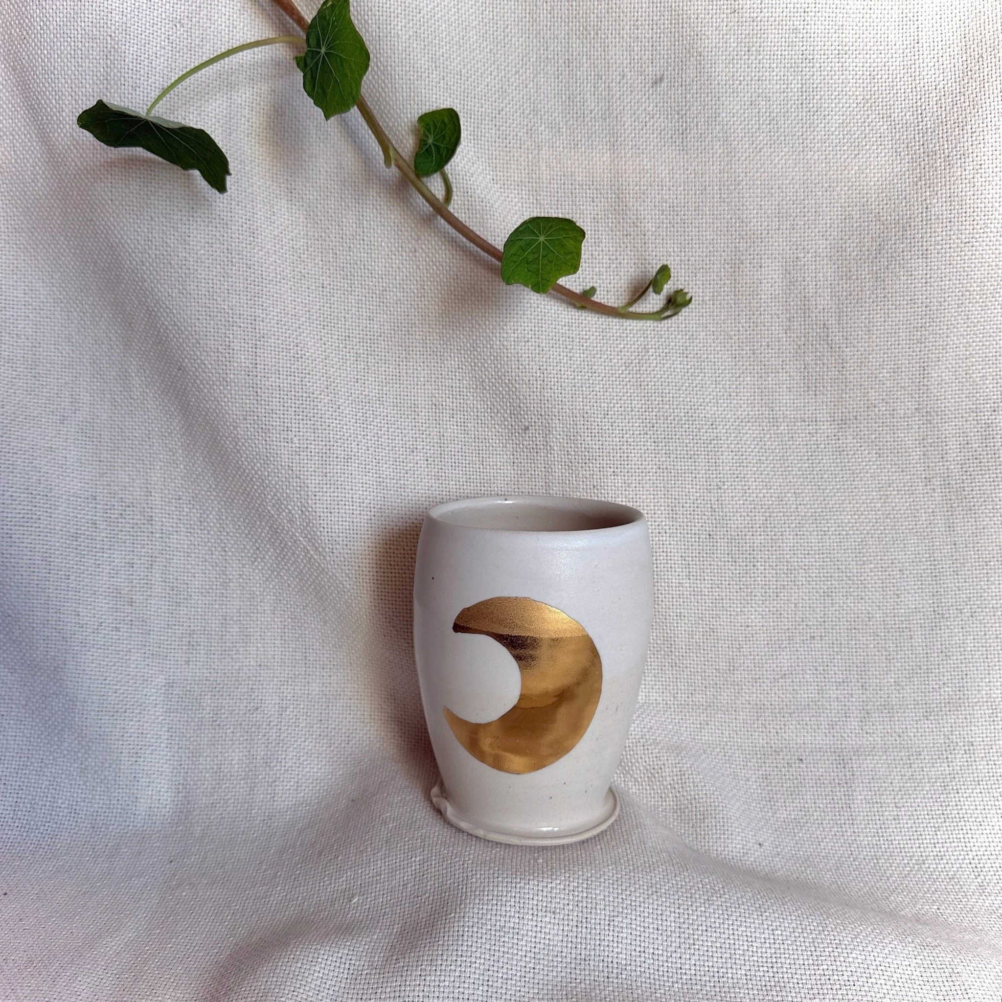Crescent Moon Tumbler #28 (w/ Luster)