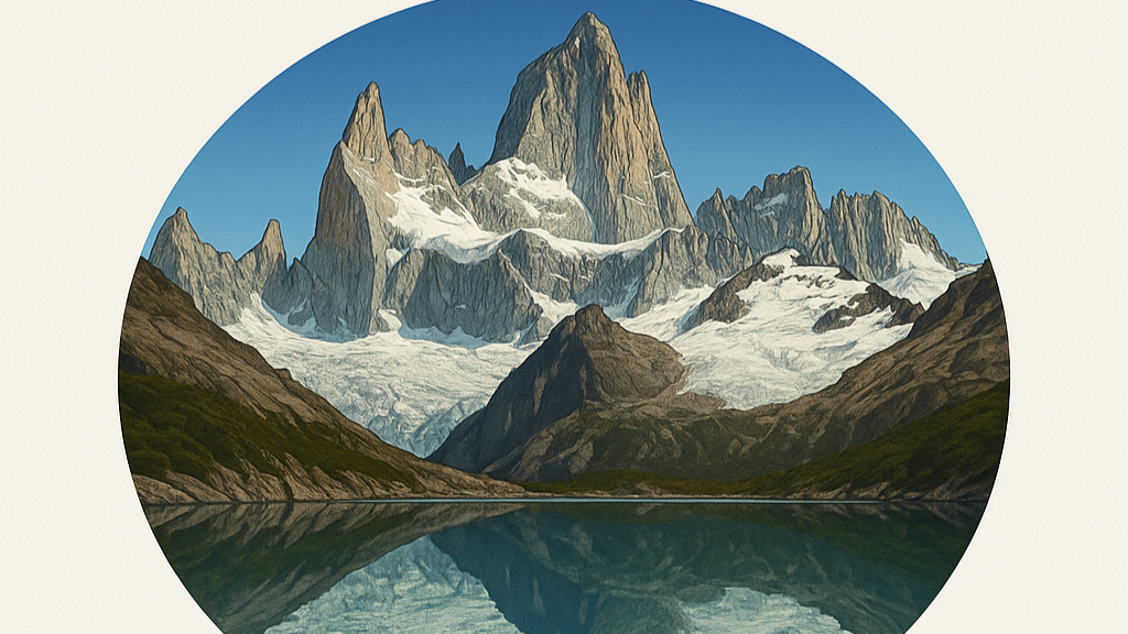 Ayni Coaching & Consulting - Fitz Roy Mountain reflected on a lake in Argentina, South America.