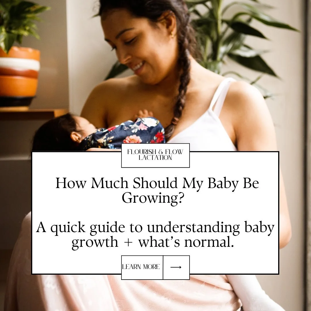 🌱 How Much Should My Baby Be Growing? 🌱

It&rsquo;s one of the most common questions new parents ask, &ldquo;Is my baby gaining enough weight?&rdquo;

Here&rsquo;s what typical growth looks like for most infants:
👶 Most babies (about 75%) will reg