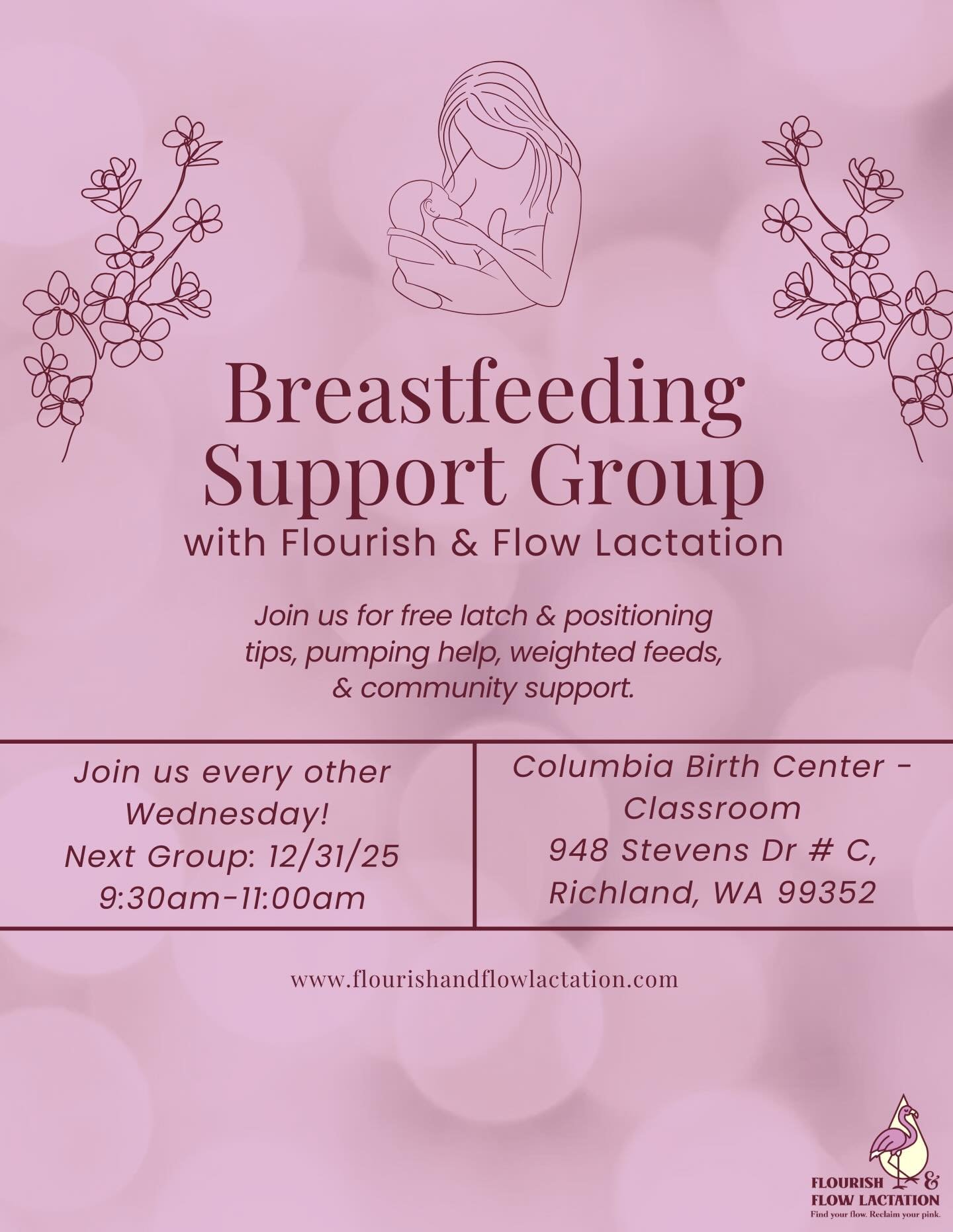 Join us for our final breastfeeding and chestfeeding support group of 2025 🤍✨

This free, in-person support group is a welcoming space for parents at any stage of feeding. Whether you are newly postpartum, navigating challenges, building confidence,