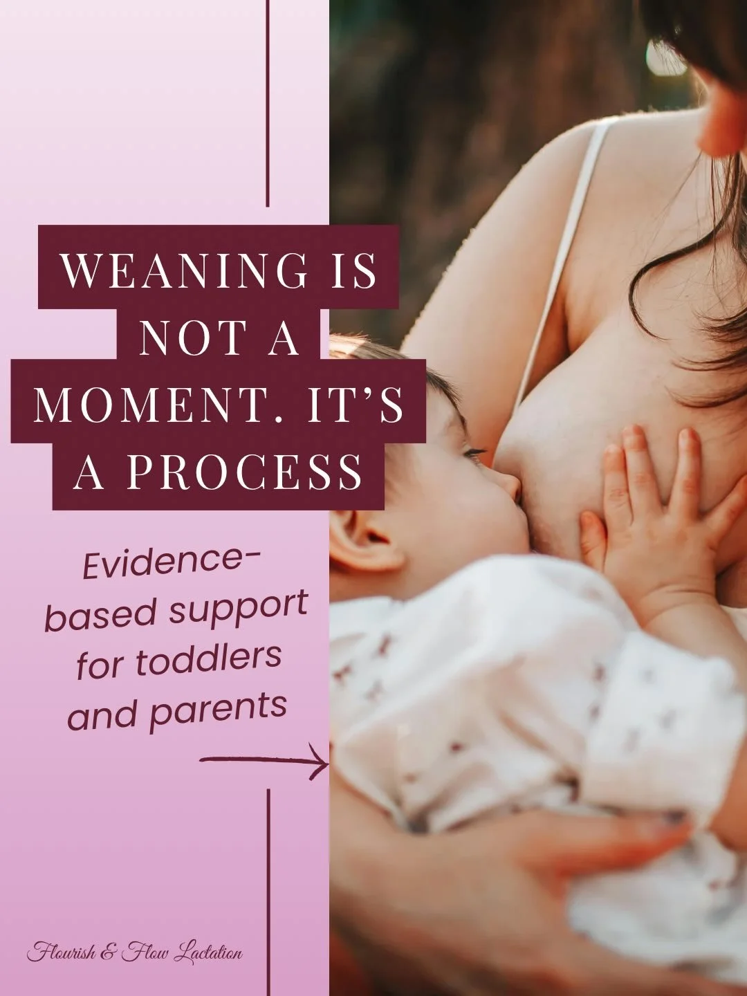 Weaning is not something you decide overnight. 🤍
It is a relationship shift, and for many families it is gradual, emotional, and nonlinear.

I am currently nursing my almost 3-year-old and sitting in the decision-making space around weaning myself. 