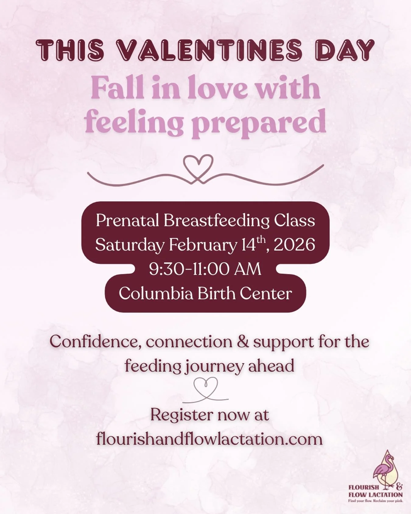 This Valentine&rsquo;s Day, give yourself and your baby a gift that lasts far beyond flowers and chocolate. 💕👶

Join me for a Prenatal Breastfeeding Class designed to help you feel prepared, informed, and supported before your baby arrives.

📅 Sat