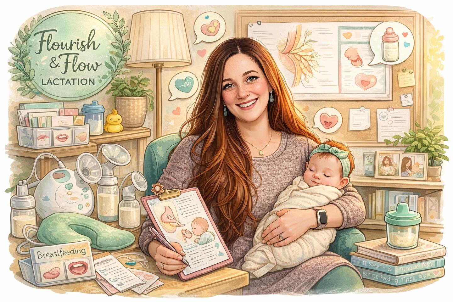 Okay I know I&rsquo;m a little late to this trend&hellip; we were on vacation while everyone was turning themselves into caricatures 😅

But this one was just too cute not to share.

If you zoom in, you&rsquo;ll see all my favorite things
✨ Lactation