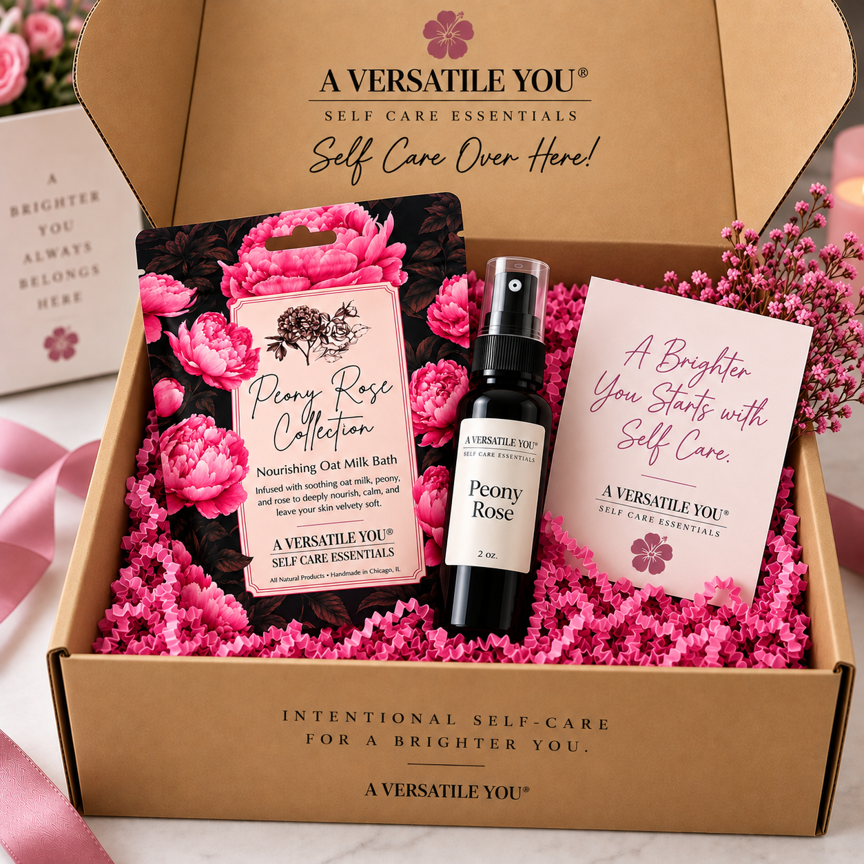 Peony Rose Self Care Duo