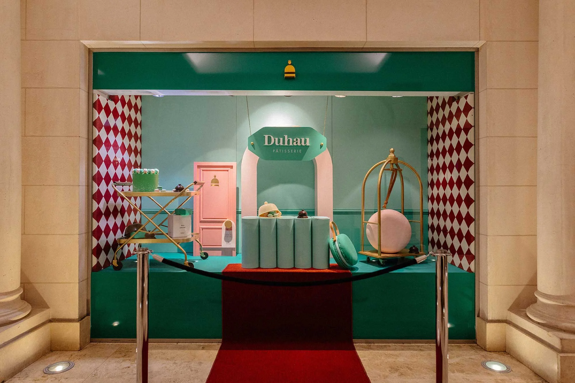 Vidriera hotelera | Duhau Pâtisserie