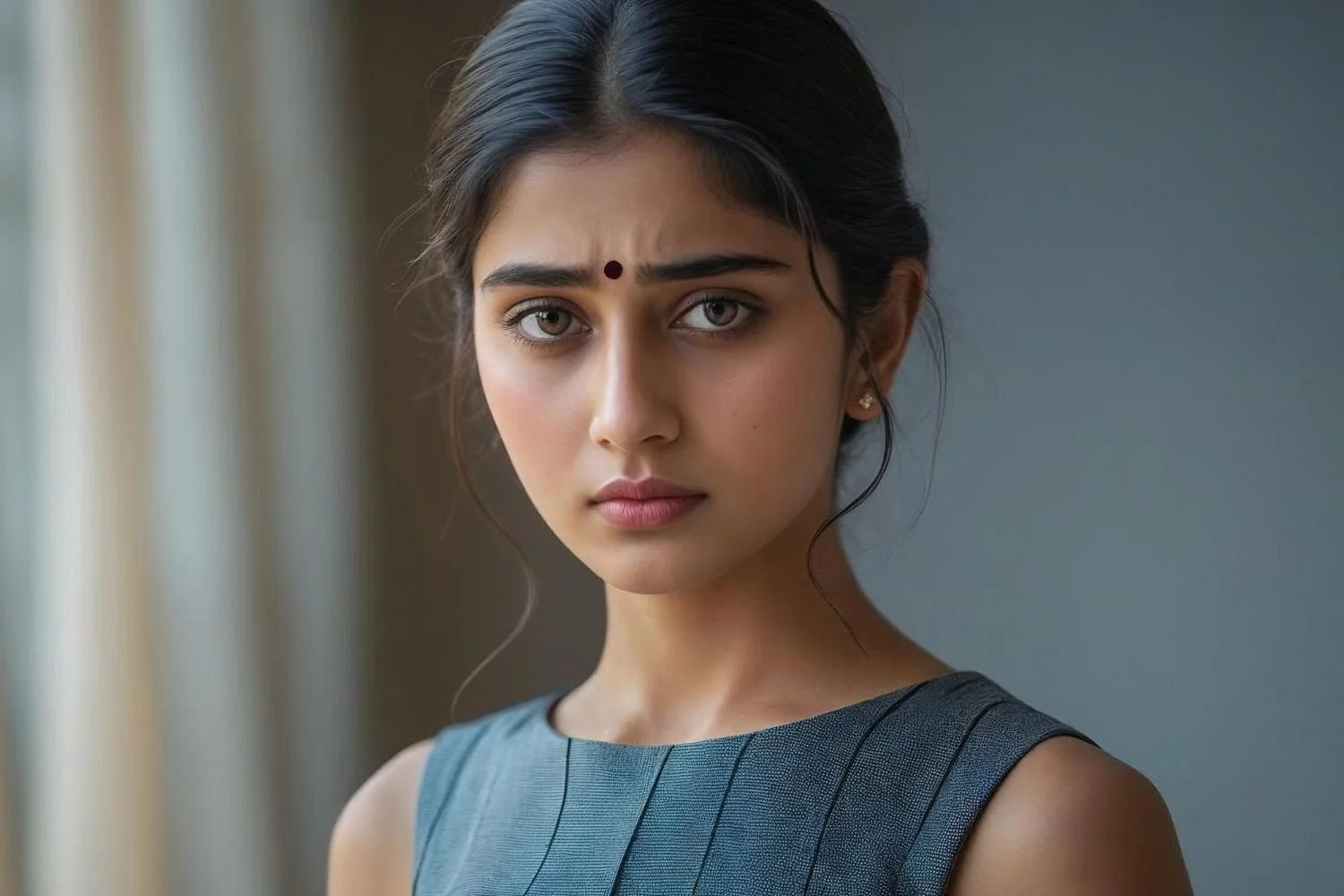 Young south east asian woman looking concerned