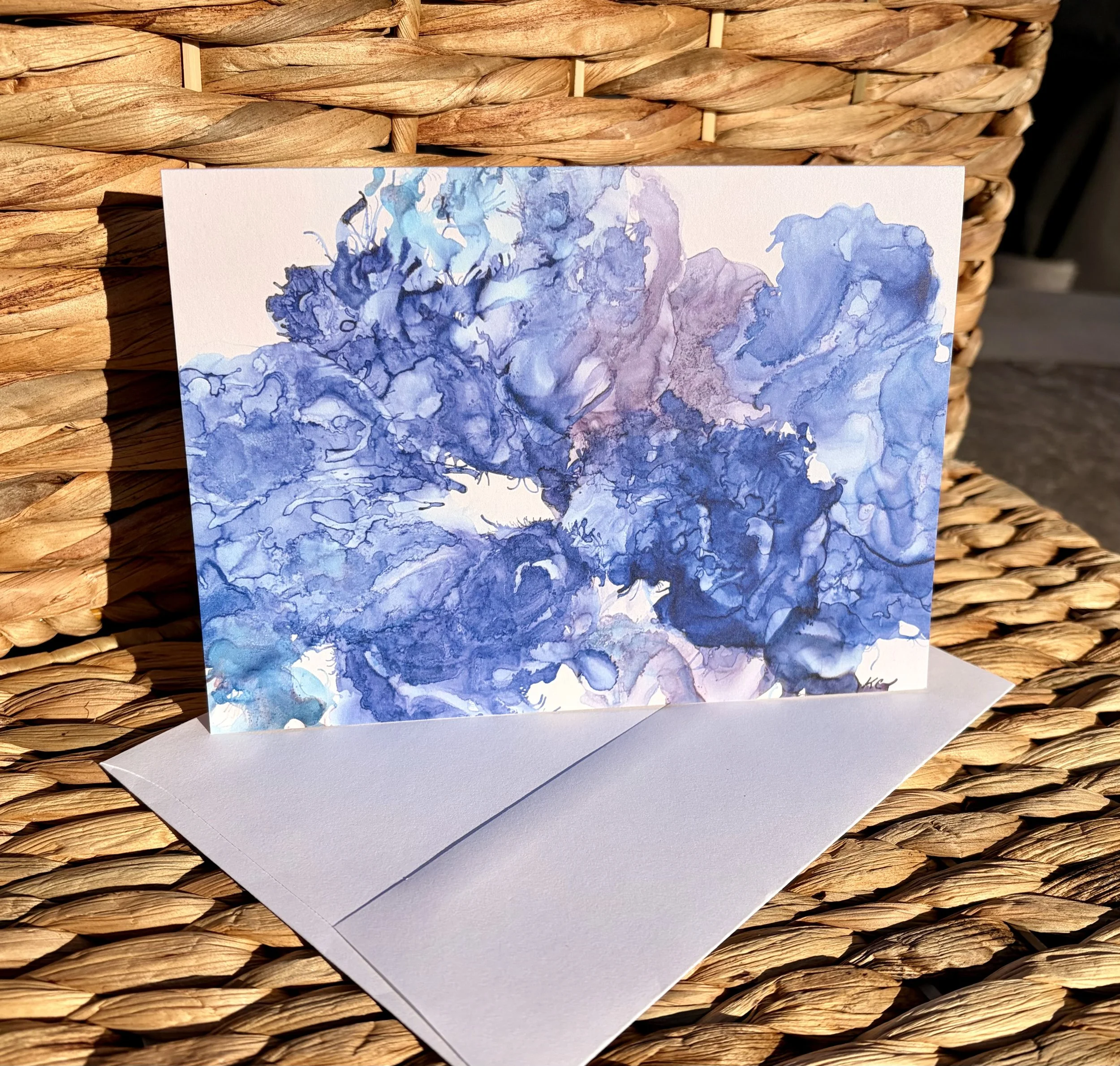 Hydrangea Spring Card