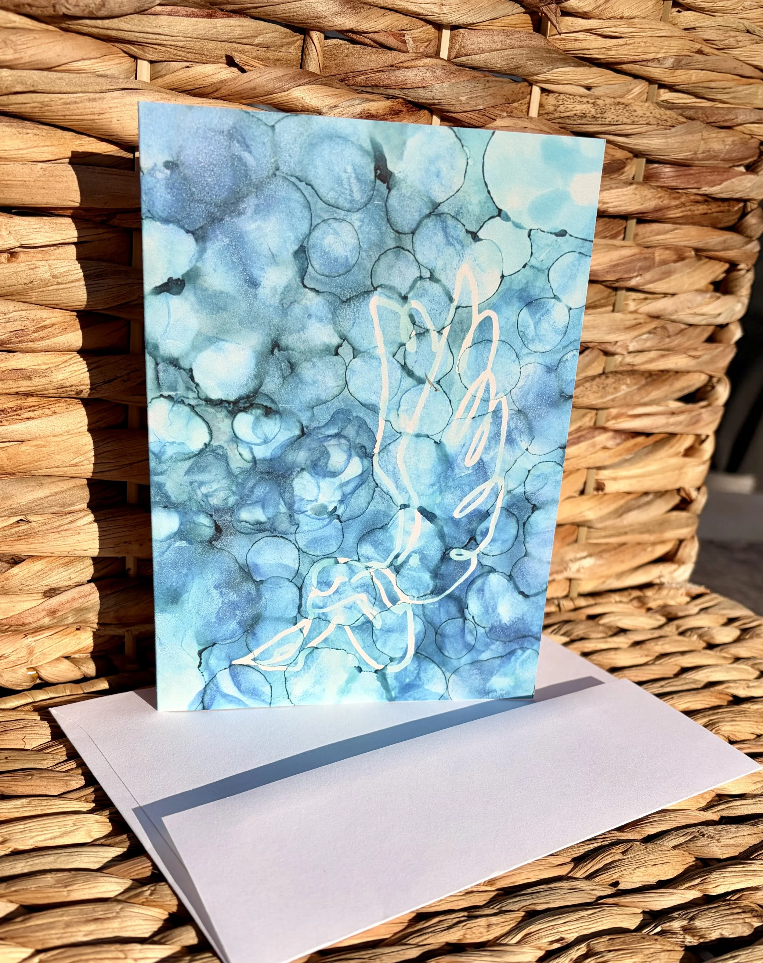 Sadness of an Angel Card