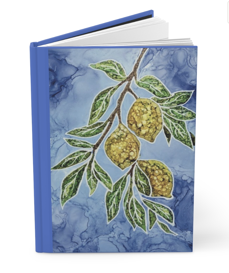 Original Art Print Hardcover Journal  & Pen