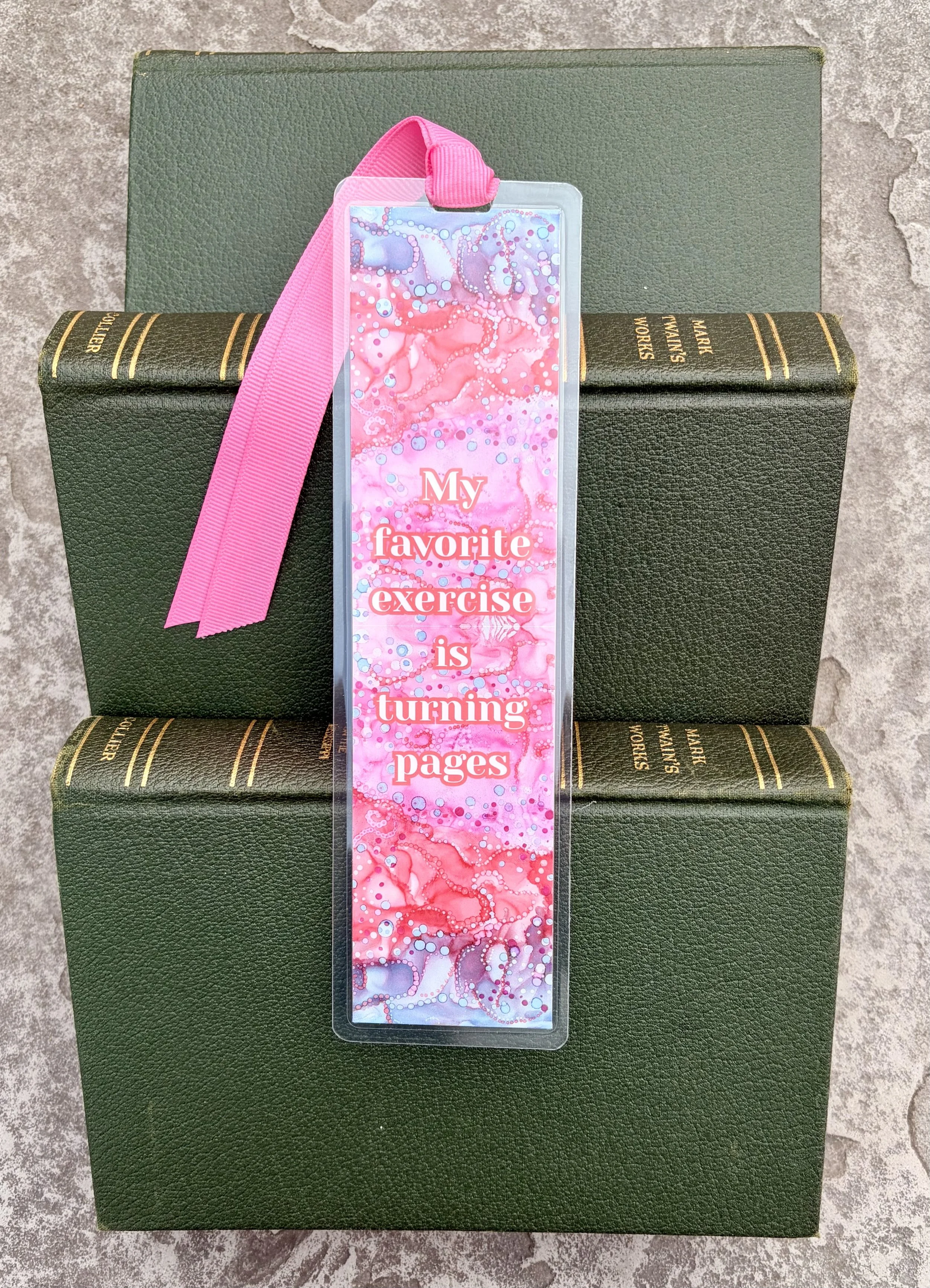 My Favorite Exercise Bookmark