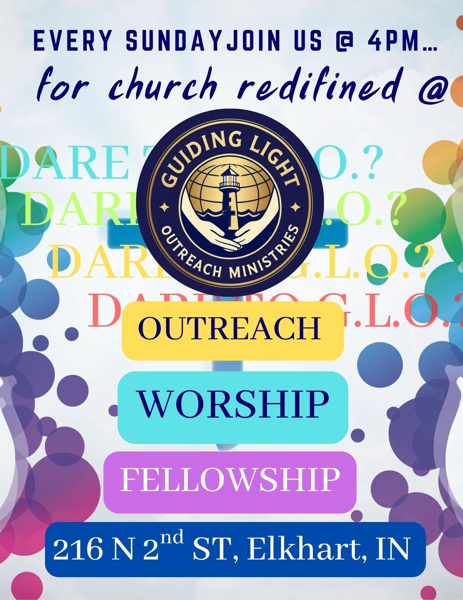 Weekly OUTREACH worship (w.o.w.)