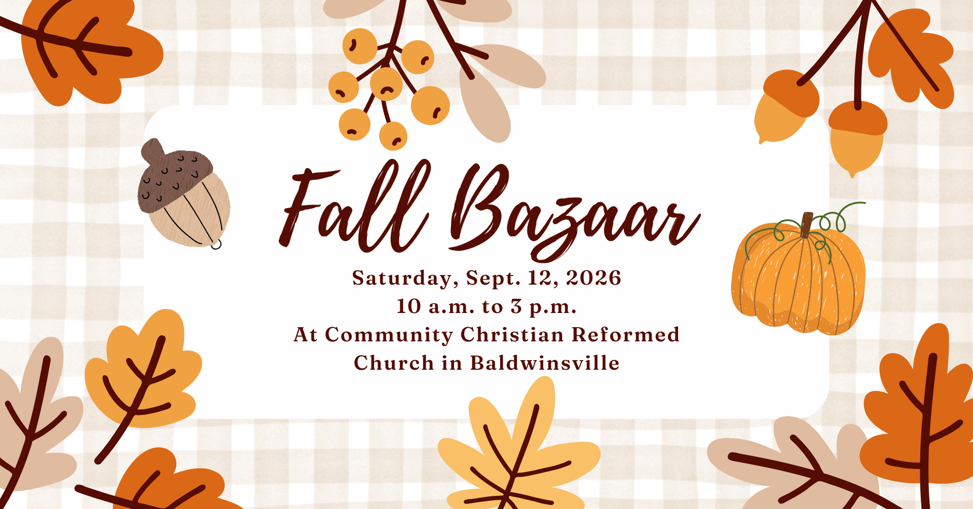 Fall Bazaar