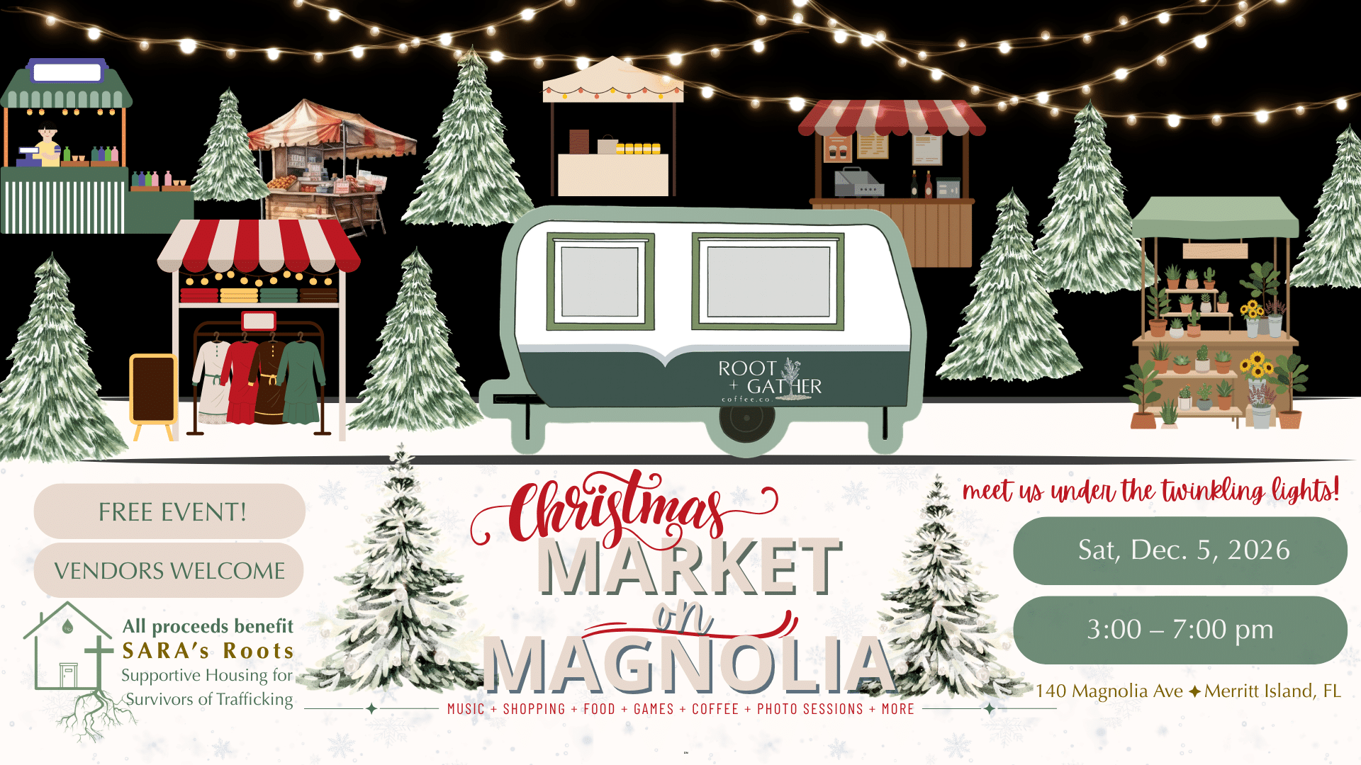 Christmas Market On Magnolia