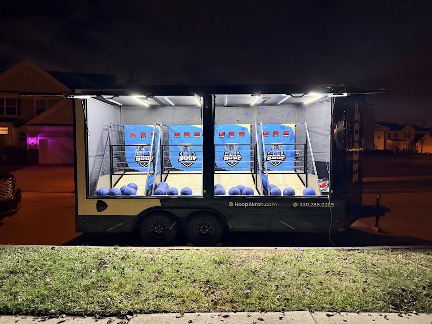 Make Your Halloween and Fall Events Spooktacular with Hoop Akron: Akron’s Arcade Basketball Rental Trailer