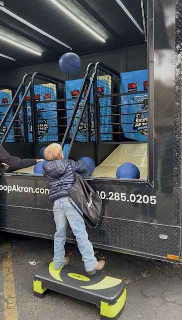 Score Big This Winter with Hoop Akron: The Arcade Basketball Rental Trailer for Akron Events