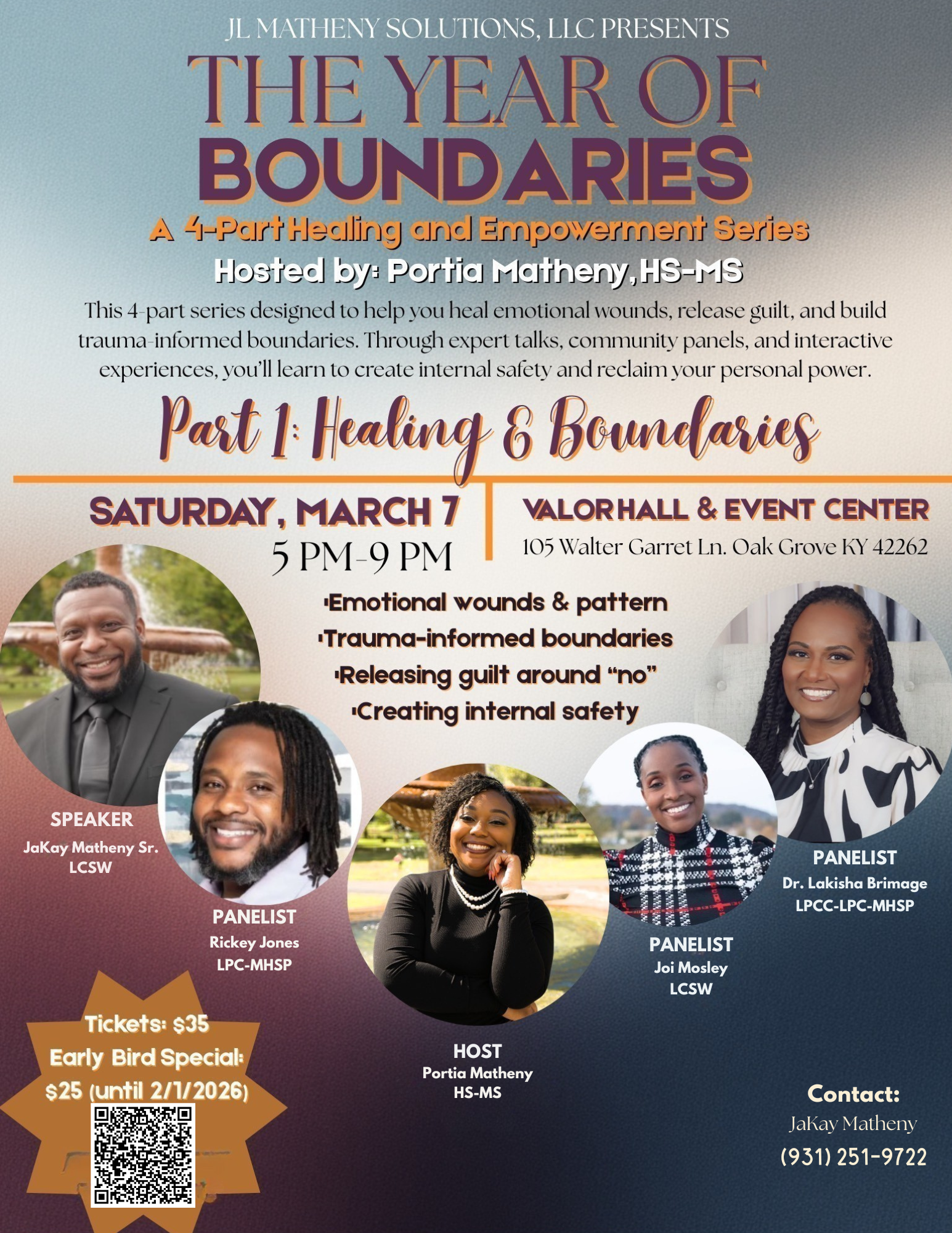 The Year of Boundaries: Part 1 of 4: Healing &amp; Boundaries (Learning to Honor Yourself)
