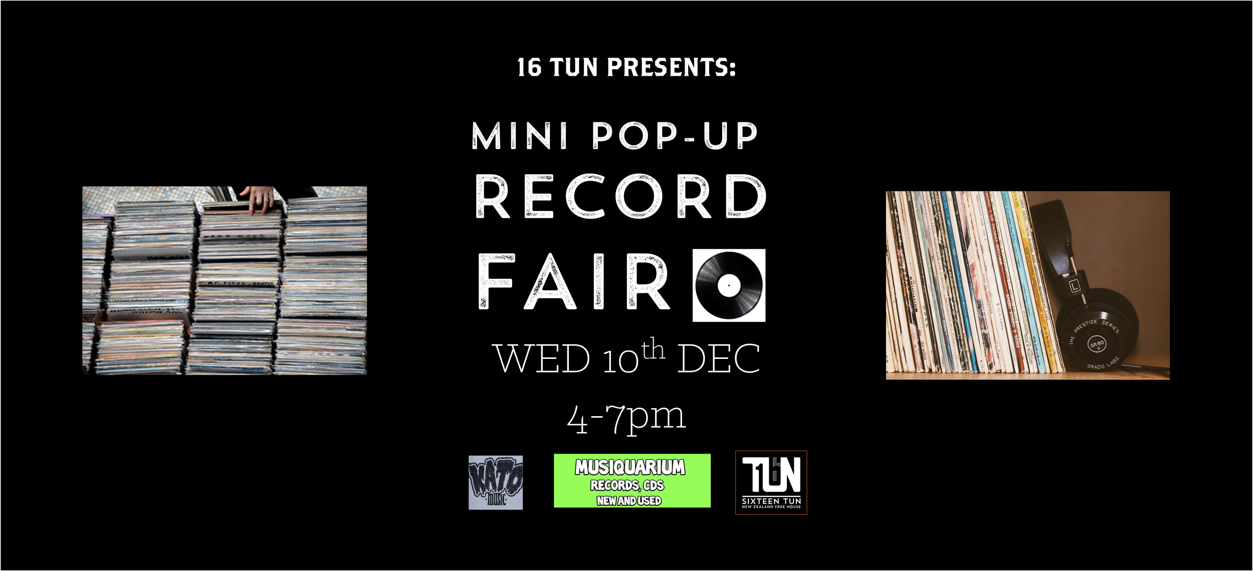 Mini Pop-Up Record Fair at 16 Tun