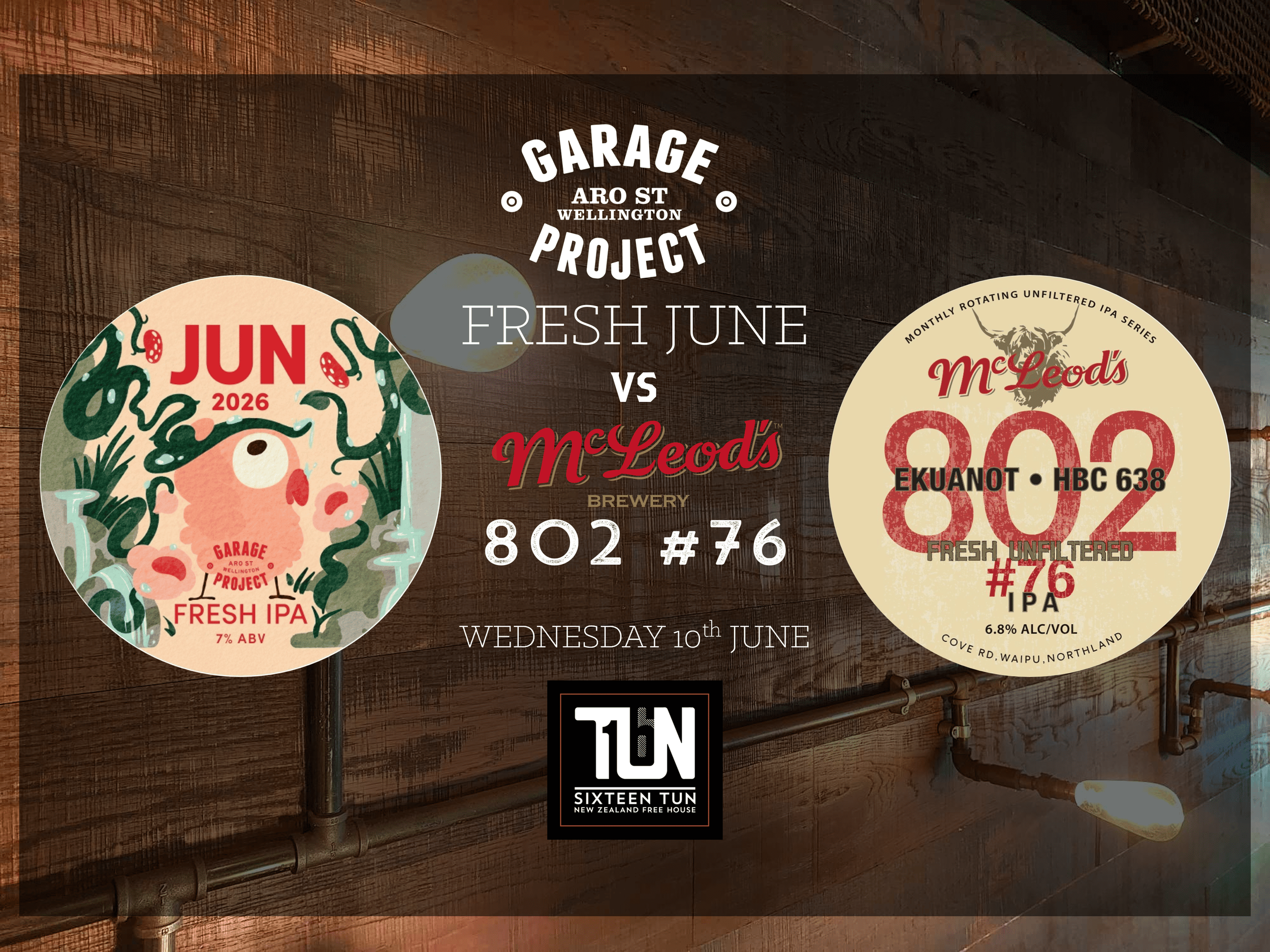 Fresh IPA Showdown at 16 Tun