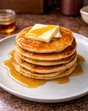 Buttermilk Oat Pancakes