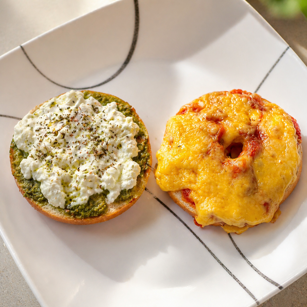 Mini Bagel Pizzas