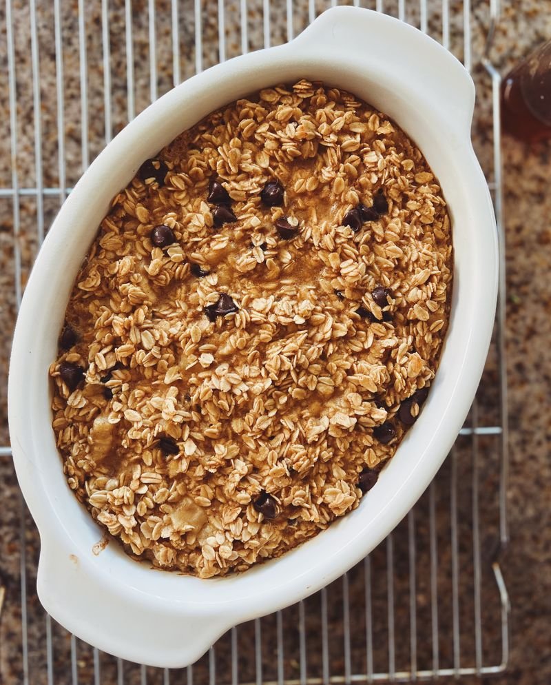 Banana Bread Baked Oats