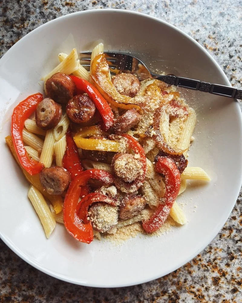 Sausage and Peppers Pasta